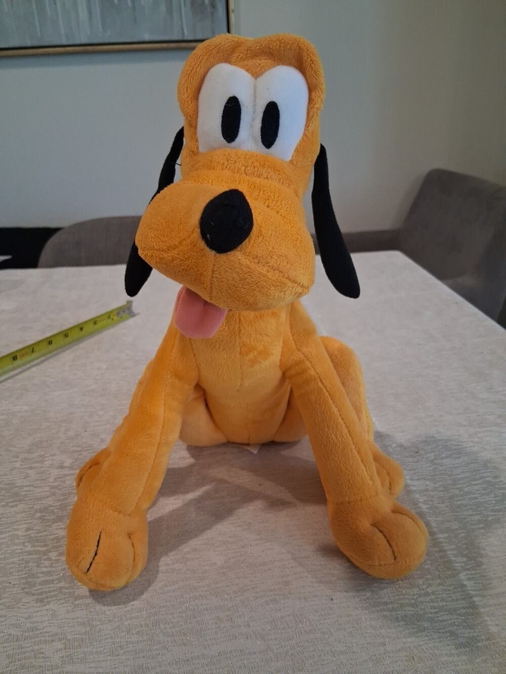 Disney Plush Pluto Sitting Stuffed Animal Dog 12 inch